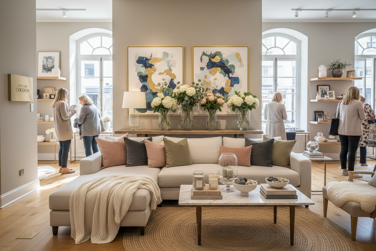 design a image showing that this a home decorstore